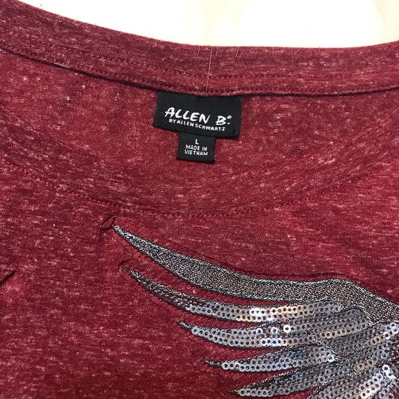 Allen B. by Allen Schwartz⚜️Sequin Bird Design Top - Picture 8 of 8